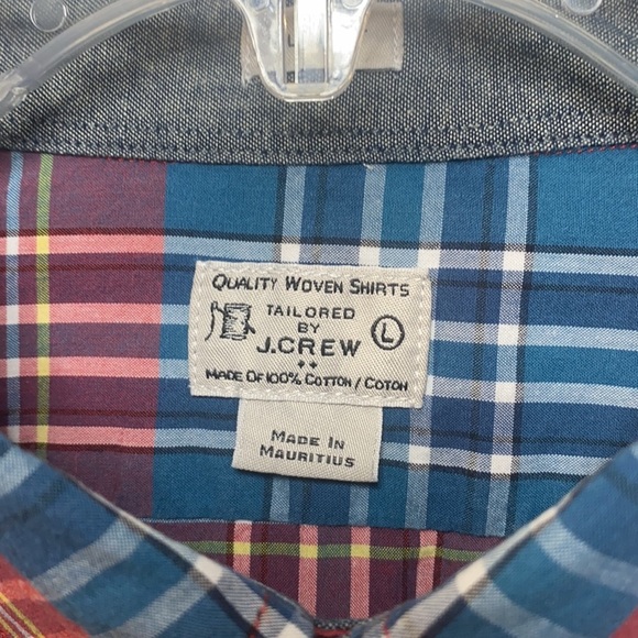 J.Crew Men’s Large Long Sleeve Button Down Shirt in Excellent Condition Slim Fit - Picture 2 of 3